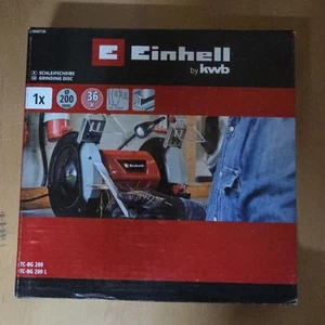 Einhell Doppelschleifer-Zubehör Schleifsch.200x32/16x25mm K36 - Bild 1 von 2