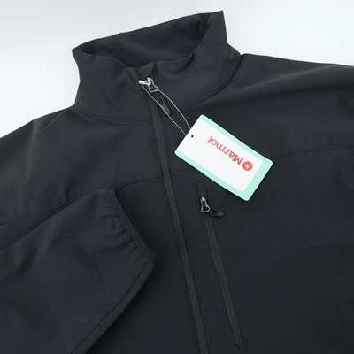 NEW Marmot Tempo JKT Black Full Zip Lightweight Jacket Men's Large MSRP $100 - Image 1 of 4