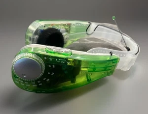 Nuevos auriculares de colección AM/FM Sportsman para todo clima transparentes verdes Resonic M-16R - Imagen 1 de 10
