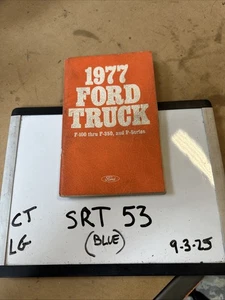 1977 Ford F-100 F-350 P-Series Operator's Manual OEM Vintage Collectible Book - Picture 1 of 4