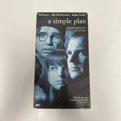 A Simple Plan (1998 VHS Movie) Bill Paxton, Bridget Fonda Thriller - Image 1 of 4