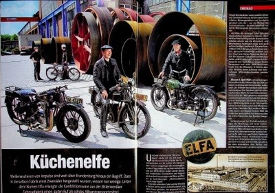 Oldtimer Markt 3310) Elfa Motorräder in einer seltenen Vorstellung auf 7 Seiten - Bild 1 von 2