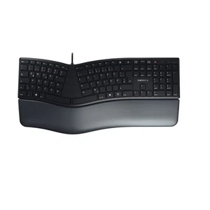 CHERRY KC 4500 ERGO, ergonomic keyboard, German layout (QWERTZ), wired, padded p - Picture 1 of 9