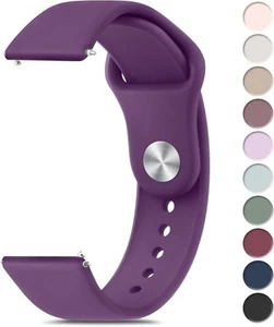 Amzpas 20mm 22mm Watch Bands Quick Release Replacement 20mm, Purple - Picture 1 of 6