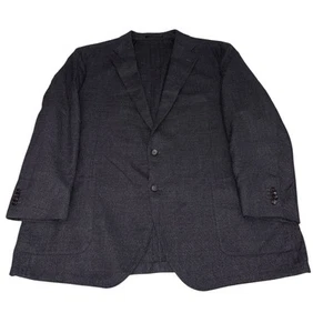 Proper Cloth Summer Sport Coat Men's 56 Tropical Wool Drago Slate Herringbone - Picture 1 of 12