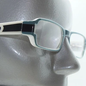 Beach Drama Blue White Summer Fun Reading Glasses +1.50 - Picture 1 of 4