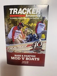 Tracker 2018  Brochure Model Overview Mod V Boats Bass & Pan Fish Pro Team Nice! - Bild 1 von 3