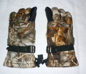 New, Thinsulate Tree Bark Pigskin Palm Advantage Shooting Hunting Gloves, Size M