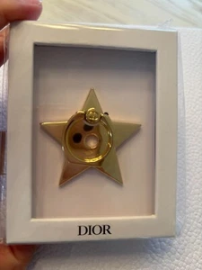 Dior Star phone Ring -Gold Color-New in Box - Photo 1/3