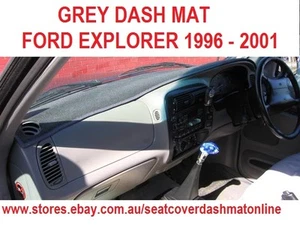 Alfombrilla de tablero gris oscuro, tapete de tablero, cubierta de tablero para Ford Explorer 1996 - 2001, - Imagen 1 de 8