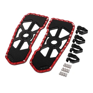 Driver Footboard Floorboard For Harley Touring Glide Softail Slim FLS Dyna FLD - Picture 1 of 16