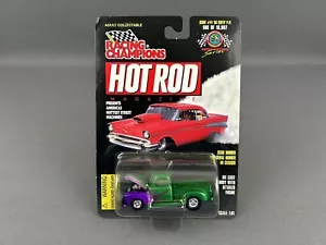 Racing Champions Hot Rod 1950 Chevy Pickup Truck Grn 1/61 Diecast S/N 04822 NIB - Picture 1 of 9