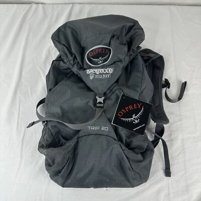 osprey trip 20 backpack, 20 Liter, One Size, Charcoal Grey, New With Tags, H2O - Image 1 of 4