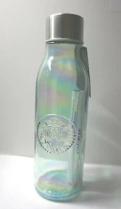 Starbucks Recycled Glass Rainbow Iridescent Water Bottle 20 oz - Bild 1 von 8