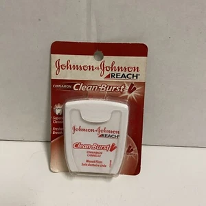 Johnson & Johnson Reach Cinammon Clean Burst Waxed Floss Vintage HTF - Picture 1 of 2