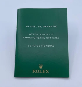 Rolex libretto COSC garanzia warranty booklet service 563.81 - Picture 1 of 7