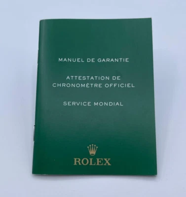 Rolex libretto COSC garanzia warranty booklet service 563.81 - Immagine 1 di 4