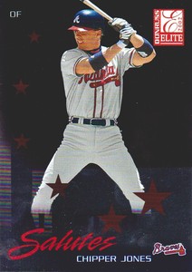 2002 Donruss Elite All-Star Salutes #AS-11 Chipper Jones /2000 Atlanta Braves