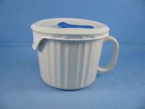 Corning Ware FRENCH WHITE 20 oz 591 mL Soup Mug WITH VENTING LID - Picture 1 of 13