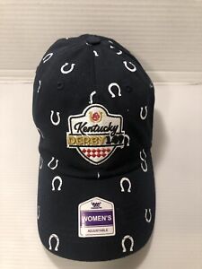 KENTUCKY DERBY 2023 Brand New Women’s 149th Black with Horseshoes Baseball Cap