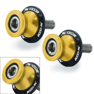 Para BMW S1000R S1000RR 2014-18 Carretes basculantes Bobina Deslizante Soporte Tornillos M8 Dorado - Imagen 1 de 5