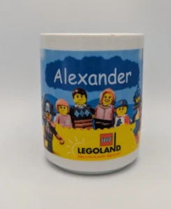 2015 Legoland Deutschland Resort Alexander Name Coffee Mug Tea Cup Lego *Chipped - Picture 1 of 6