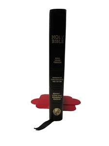 HOLY BIBLE KJV Kenneth Copeland Reference Edition Genuine Leather Red Letter - Picture 1 of 15