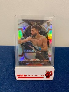 JAVID BASHARAT 2023 SELECT UFC SILVER PRIZM SP #26 FREE SHIP ROOKIE RC Concourse