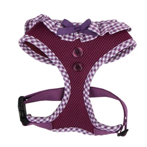 Puppia Dog Harness No Pull Breathable Mesh Adjustable Vivien Purple XS S M L - Picture 1 of 7