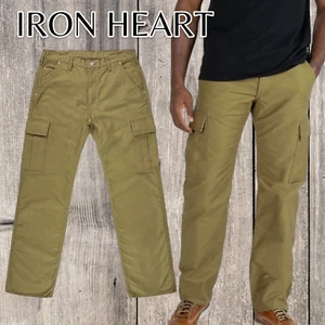 Iron Heart 738 Whipcord Cargo Hose Armeegrün Japan Neu Original - Bild 1 von 5