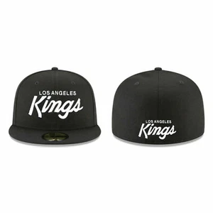 Los Angeles Kings LA NHL Auténtica Nueva Era 59FIFTY Gorra Ajustada 5950 Nuevo Con Escritorio - Imagen 1 de 2