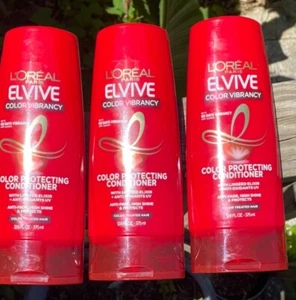 LOT of 3 LOREAL ELVIVE COLOR  PROTECTING CONDITIONER 12.6oz - Picture 1 of 2