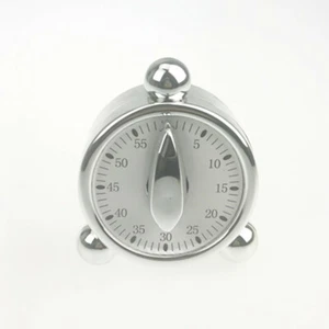 Kitchen Cooking Baking Timer Wind Up Mechanical Clock Alarm Counting 60 Minutes - Picture 1 of 4