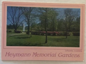 Heymann Memorial Gardens Lafayette, Louisiana Postkarte (D1) - Bild 1 von 2