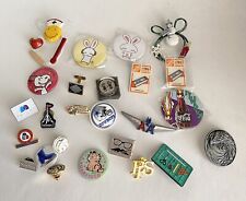 Vintage Modern Lapel Hat Pins Mixed Lot of 23