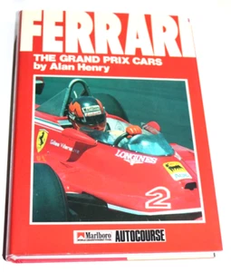 FERRARI THE GRAND PRIX CARS ALAN HENRY AUTOCOURSE 320 PP 1984 1ST EDITION HB - Picture 1 of 4