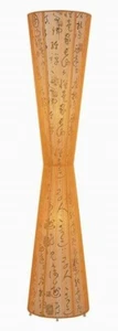 Stehleuchte Tindra Lampe Metall Seidengarn und asiatischen Zeichen Standlampe - Bild 1 von 2