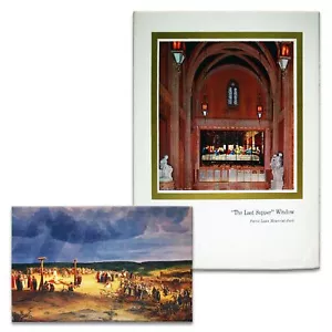 Forest Lawn Glendale : The Crucifixion Postcard + Last Supper Program - Jesus - Bild 1 von 5
