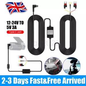 12-24V 3A Universal Car Hard Wire Kit Box For Car DVR Dash Cam Type C - Picture 1 of 15