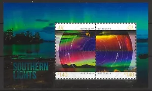 Australia 2014 Southern Lights Mini Sheet of 4 Stamps Mint Unhinged - Picture 1 of 1