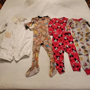Toddler Boys Pajamas Lot Size 18 Months 4 Sets Carters, Disney, Nickelodeon - Picture 1 of 13