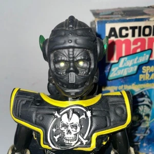 VINTAGE ACTION MAN PALITOY CAPTAIN ZARGON SPACE PIRATE MIT SELTENER OVP - Bild 1 von 15
