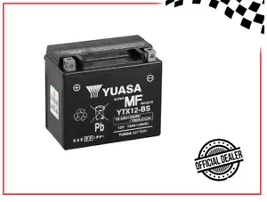 BATTERIA YUASA YTX12-BS SIGILLATA PER PIAGGIO BEVERLY 125 250 300 400 500 TUTTI - Foto 1 di 1