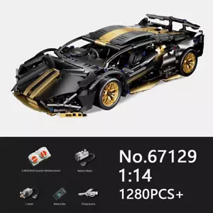 1280PCS Technical Lambor Racing Car Building Blocks Set Model Assemble City Spor - Picture 1 of 2