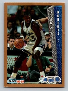 1992-93 Fleer Stanley Roberts #162 Orlando Magic - Bild 1 von 2