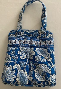 Vera Bradley Tall Tote, Blue Lagoon - Picture 1 of 9