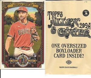2024 Topps Allen & Ginter JORDAN LAWLAR(D-Backs)(RC)*OVERSIZED BOXLOADER* AGBL-5 - Picture 1 of 2