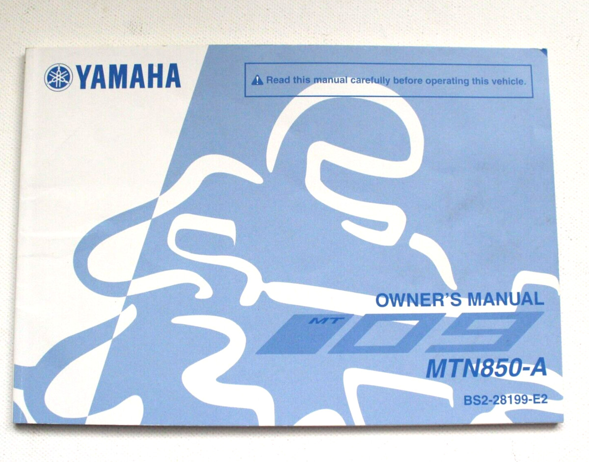 YAMAHA MTT850D サービスマニュアル MT-09 Motorcycle Repair Manuals