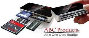 ALL IN ONE USB Memory Card Reader for SM CF XD SD MMC MS Windows 7 / 8 APPLE MAC - Picture 1 of 1