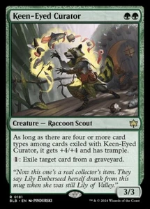 Keen-Eyed Curator - 0181 - Bloomburrow - BLB - Raro - Casi Nuevo - Imagen 1 de 2